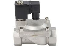 Электромагнитный клапан DN.ru VS2W-401V-PU-NC Ду32 Ру10 сталь, пилотный VITON 220В AC D130-01508