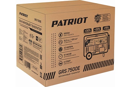 Бензиновый генератор Patriot GRS 7500E 476102288