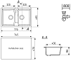 Кухонная мойка Ulgran Classic U-402-310 77 см серый