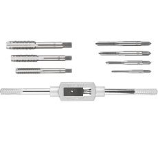 Метчики FIT Профи легированная сталь, М3-М12, 7 шт. + универсальный метчикодержатель, блистер 70802