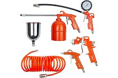 Набор пневмопистолетов со шлангом AV Steel 5 м, 5 предметов AV-700415