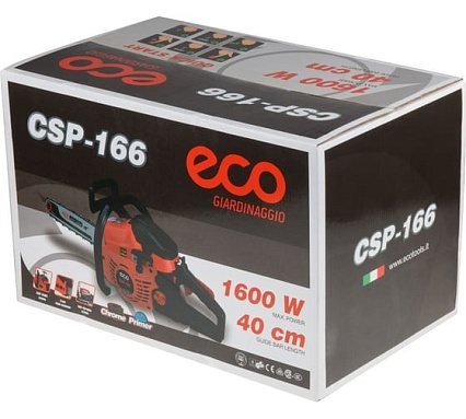 Бензопила Eco CSP-166 шина 40 см (16), 3/8 LP, 1.3 мм, 57 звеньев EC1560-6