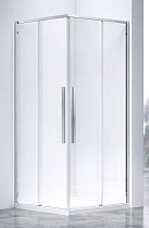 Душевой уголок Vincea Slim-N VSS-4SN900CLBN 90x90 брашированный никель, прозрачное