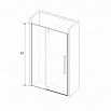 Душевая дверь RGW Stilvoll SV-03B 100x200 распашная, прозрачное, черный