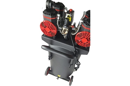 Поршневой малошумный безмасляный компрессор Power Technic с фильтром влагоотделителем ACL480/075V