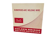 Проволока сварочная омедненная под флюс JQ.H08MnA/EM12 5 мм, 25 кг GOLDEN BRIDGE 832