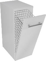 Приставной модуль Marka One Mix 30Н с бельевой корзиной, напольный