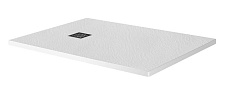 Поддон для душа BelBagno TRAY-MR-UNO-AH-170/70-35-W-NO 170x70 белый, накладка черный