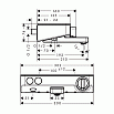 Смеситель для ванны Hansgrohe Select Showertablet 13151400 термостат