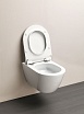 Подвесной унитаз GSI Pura 8815FR211 55x36 безободковый, белый с креплением