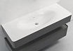 Тумба с раковиной Vincea Caprise 100 см серый матовый