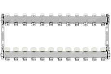 Коллекторная группа из нержавеющей стали ColSys 805 12 выходов, с отсечными и термостатическими клапанами 180522512