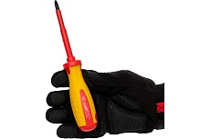 Диэлектрическая отвертка Insulated Ph2x100 мм Matrix CrMo, до 1000 В PROFESSIONAL 12928
