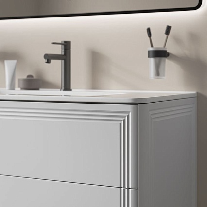 Тумба с раковиной Iddis Oxford Neo 100 см белый матовый OXN10W0i95K