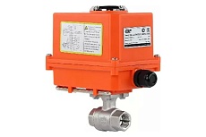 Кран DN.ru КШМП-ISO Ду65 Ру63 SS316 с электроприводом четвертьоборотным -010 220В D160-00214