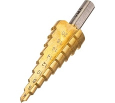 Сверло ступенчатое по металлу (4-20 мм; 9 ступеней; шаг 2 мм; ход 5 мм) VMX 511631