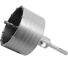 Коронка твердосплавная по бетону 150 мм в сборе с хвостовиком SDS+ 110 мм Резолюкс 62150