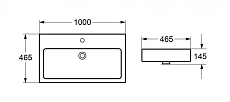 Тумба с раковиной Cezares Molveno 46-100 см Legno Grigio