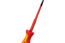 Диэлектрическая отвертка SL3х75мм, CrMo, до 1000В Gross 12941