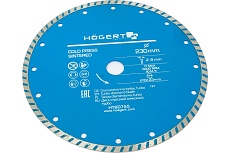 Диск отрезной алмазный турбо 230x2.8x22.23 мм Hoegert Technik HT6D755