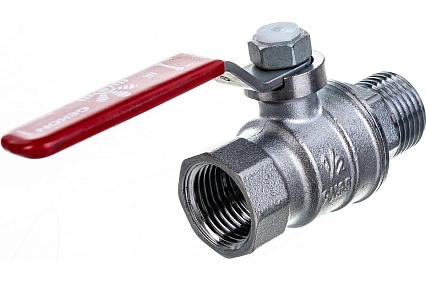 Шаровой кран Gekon с вн./нар. резьбой 1/2", ручка-рычаг GK 554L 12