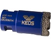 Коронка алмазная по керамограниту PRO 30 мм, M14 KEOS DC30M14