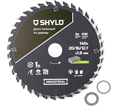 Пильный диск SHYLD по дереву твердосплавный 140x20/16/12,7 мм, 36 зубьев 6692520