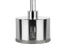 Коронка алмазная по керамограниту и керамике с центрирующим сверлом 60 мм Diamond Industrial DIDCSC060