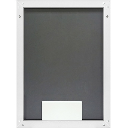 Зеркало Континент Frame White LED 60x80 см с подсветкой, белый ЗЛП944