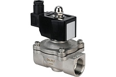 Электромагнитный клапан DN.ru двухходовой VS2W-301V-NO Ду15 Ру10 сталь, VITON 24В DC D130-01865