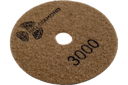 Алмазный гибкий шлифовальный круг Черепашка 100 № 3000 сухая шлифовка TRIO-DIAMOND 363000