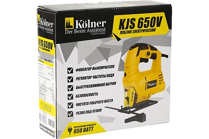 Электрический лобзик Kolner KJS 650V 650 Вт, 0-3000 ход/мин 8031200186
