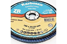 Диск лепестковый INOX 180х22 мм низкой плотности Karbosan KAR-982740