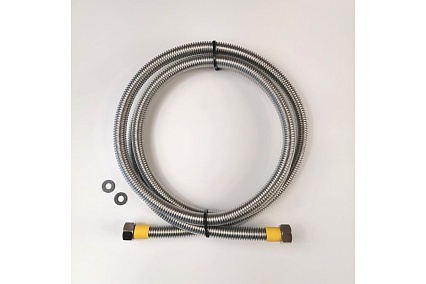 Сильфон для газа TUBOFLEX в оплетке ПВХ, 1/2, 2.5 м, ВР/ВР 4829466