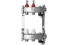Коллектор нерж. Wester MUFS 1&quot;-3/4 в сборе с расходомерами на 2 выхода 0-32-1500