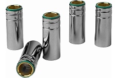 Сопло для горелки цилиндрическое 25-AK, медь E-Cu, 5 шт, 19 мм GOLDEN BRIDGE 1132