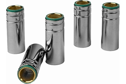 Сопло для горелки цилиндрическое 25-AK, медь E-Cu, 5 шт, 19 мм GOLDEN BRIDGE 1132