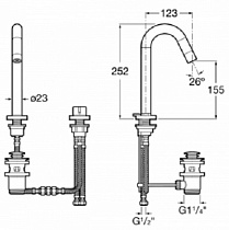 Смеситель для раковины Roca Singles A5A3836C00