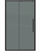 Душевая дверь Grossman Cosmo 100x195 тонированное, черный матовый 100.K33.02.100.21.10