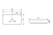 Раковина Abber Rechteck AC2210 71.5 см