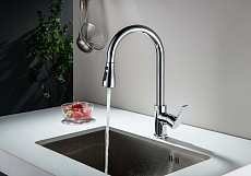 Смеситель для кухни Aquatek Лугано AQ1784CR хром