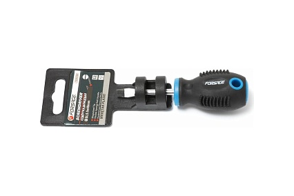Шлицевая отвертка Forsage магнитная "Profi" S2 SL 4.0х100 мм, 28241 F-70340100