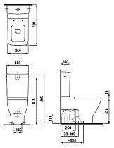 Чаша для унитаза Laufen Palace 8.2470.6.000.231.1