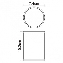 Стакан WasserKRAFT Rossel K-5728