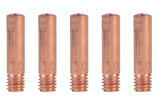 Наконечник контактный для горелки MIG 5 шт, М6x25, под проволоку 1 мм Patriot 605001816