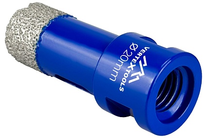 Коронка алмазная 20x35 мм для УШМ Vertextools 333-20-35