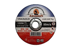 Круг отрезной по металлу MEDIUM LINE 125x0.8x22.23 мм, 10 шт АбразивкинЪ 5551250810