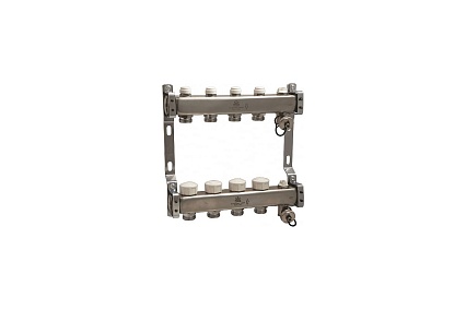 Коллекторный блок для теплого пола и радиаторного отопления 1x3/4EU отв.-3 Gekon GK 73103