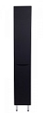 Шкаф пенал Style Line Бергамо Люкс Plus 30 см R с б/к, черный антискрейч СС-00002331