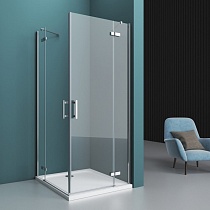 Душевой уголок BelBagno KRAFT-AH-22-100/90-C-Cr-R 100x90 прозрачный, хром, правый